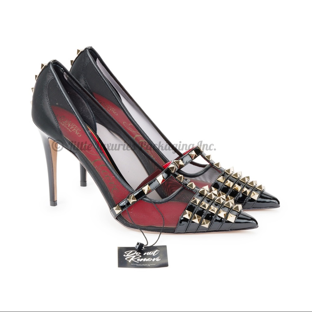 NIB Authentic Valentino Rockstud Alcove Pump 100mm